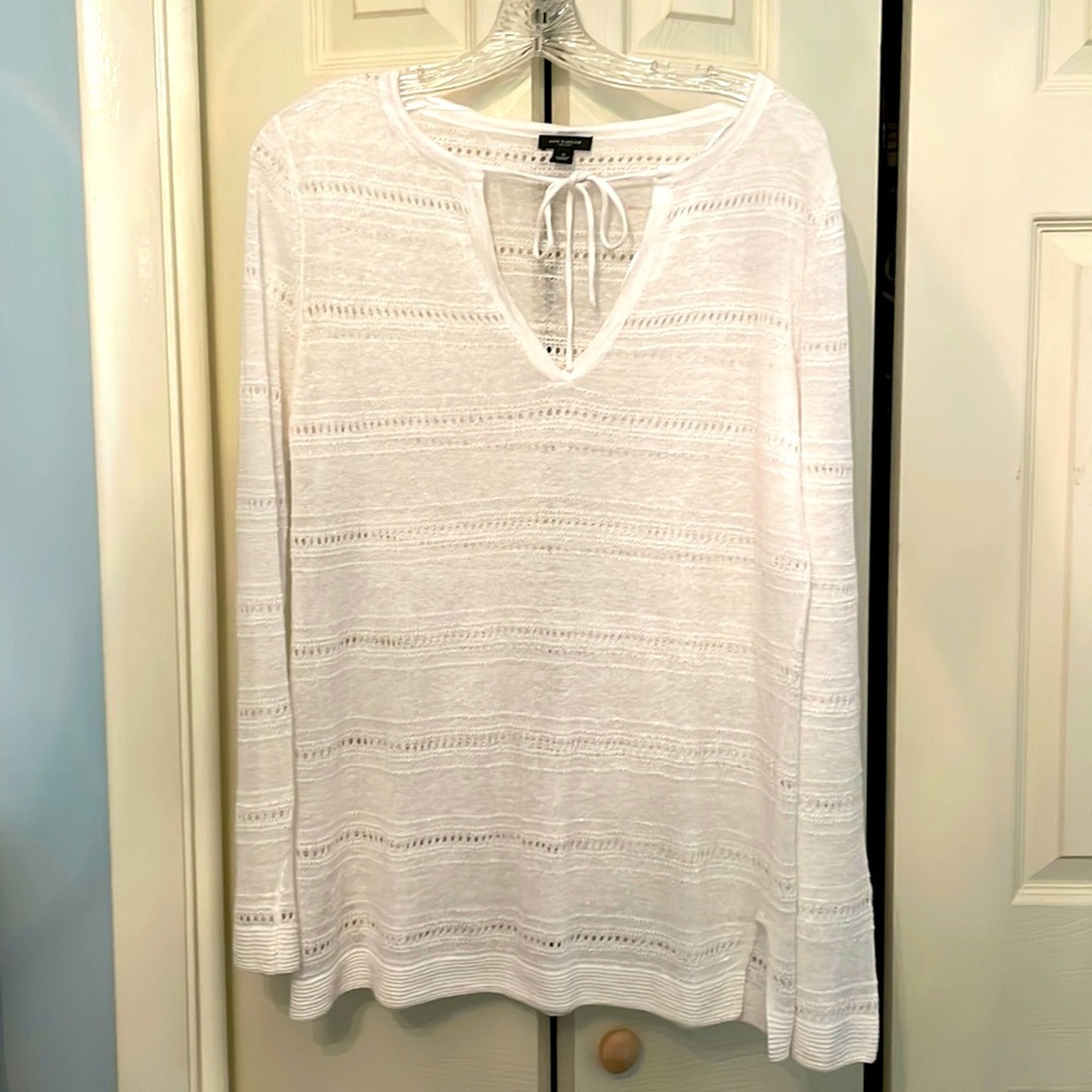 Ann Taylor | White swim suit cover up